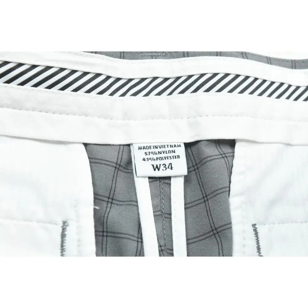 FootJoy Golf Shorts Mens 34 Gray Check 10